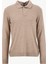 Polo Yaka Basic Düz Bej Erkek Kazak MML5WM-KZK9528 1