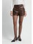 Yüksek Bel Şort Kahve 17041819003 2
