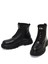Erkek Siyah Fermuarlı Kalın Tabanlı Deri Bot 25WFD650318 3