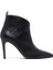 Kadın Siyah Fermuarlı Ince Topuklu Deri Bot 25WFD133118 1
