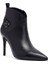 Kadın Siyah Fermuarlı Ince Topuklu Deri Bot 25WFD133118 8