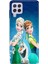 Samsung Galaxy A22 / M22 / M32 Uyumlu Kılıf Resimli Desenli Silikon Elsa Anna Olaf 1