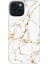 iPhone 14 Uyumlu Kılıf Desenli Baskılı Silikon Sarı Beyaz Mermer 1