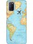 Oppo A52 A72 A92 Uyumlu Kılıf Silikon Desenli Resimli Kapak Harita 1