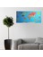 Renkli atlas Dünya haritası Manyetik Yapıştırıcı Gerektirmeyen Duvar Stickerı 118 cm * 56 cm (K95) 3