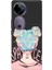 Vivo V40 5g Kılıf Vivo V40 Desenli Silikon Baskılı Uzaydan Gelen Kız 1