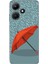 Infinix Hot 30 Kılıf Desenli Baskılı Silikon Kırmızı Şemsiye 1