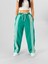 Kadın Şeritli Yeşil Baggy Pantolon COC1079 1