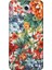 General Mobile Gm 5 Plus Uyumlu Kılıf 0.4mm Lazer Kesim Silikon Kapak Sanatsal Çiçek 1