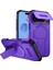 iPhone 17 Pro Max Için Manyetik Kılıf, Kayar Kamera Korumalı Çift Katmanlı Darbeye Dayanıklı Telefon Kılıfı, Ayarlanabilir Stand, Mor (Yurt Dışından) 1