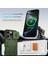 iPhone 16 Pro Için Manyetik Kılıf, Kayar Kamera Korumalı Çift Katmanlı Darbeye Dayanıklı Telefon Kılıfı, Ayarlanabilir Stand, Yeşil (Yurt Dışından) 3
