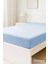 Çift Kişilik Düz Penye %100 Pamuklu Lastikli Çarşaf 180X200 Newsheet Mavi 1
