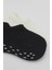 2'li Sneakers Kaymaz Basic Penye Çorap BS20103 Siyah Ekru 4