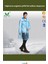 Unisex Ince Şeffaf Yağmurluk Kapüşonlu Dört Çıtçıtlı 2