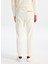 D5WM-EA3828 Krem Relaxed Düz Erkek Eşofman Altı 5