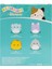 Micromallows Squishmallows Mini Yumuşak Peluş Oyuncak 4 Lü Figür Seti - 6 cm - Model - 3 2