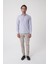 Regular Fit Uzun Kol Pamuk Mavi Erkek Gömlek GMCZG250030_D35 2