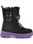 Siyah Lila Içi Polarlı Kaymaz Taban Kız Çocuk Bot G-1001 F Zncr 1