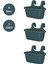 Askılı Balkon Saksısı Bahçe Saksısı Orta Boy Saksı 6 Litre 3 Adet 37X27X25 1