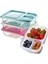 3 Bölmeli Sefer Tası Pratik Kolay Gıda Diyet Saklama Erzak Kabı (4887) 3