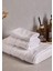 Towy White 100% Pamuk 3'lü Banyo Havlusu Seti 1