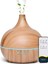 500ML Kumandalı Ahşap Desenli Aroma Difüzör – 7 Renk Led, Rgb Işıklı Hava Nemlendirici 1