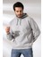 Unisex Sweatshirt Kapüşonlu Şardonlu 3