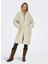 Krem Kadın Kaban Onlcatalına Shaggy Coat Cs Otw 2