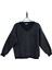 Üç Iplik Içi Şardonlu V Yaka Sweatshirt -Büyük Beden Bluz 2