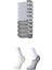 Gri ve Beyaz Erkek Görünmez Çorap 9 çift 4