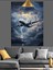 Yıldırım ve Uçak Dekoratif Kanvas - Mdf Ahşap Tablo 1