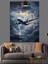 Yıldırım ve Uçak Dekoratif Kanvas - Mdf Ahşap Tablo 3