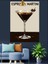 Espresso Martini Kokteyl Içecek Dekoratif Kanvas - Mdf Ahşap Tablo 3