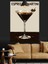 Espresso Martini Kokteyl Içecek Dekoratif Kanvas - Mdf Ahşap Tablo 4