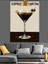 Espresso Martini Kokteyl Içecek Dekoratif Kanvas - Mdf Ahşap Tablo 5