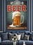 Buz Gibi Soğuk Bira Retro Reklam Afişi Dekoratif Kanvas - Mdf Ahşap Tablo 5