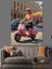 Pembe Scooter Şehir Sürüşü Dekoratif Kanvas - Mdf Ahşap Tablo 3