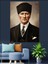 Mustafa Kemal Atatürk Portresi Klasik Dekoratif Kanvas - Mdf Ahşap Tablo 4