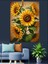 Ayçiçeği Buketi Dekoratif Kanvas - Mdf Ahşap Tablo 5