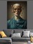 Kadın Büst Heykel Sanatı Dekoratif Kanvas - Mdf Ahşap Tablo 4