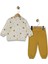Ekru Sarı Bal Ayılı Bebek 2'li Takım - 1016154 1