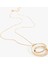 Geometrik Charm Detaylı Kolye Çelik Karışımlı 2