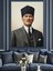 Mustafa Kemal Atatürk Portresi Dekoratif Kanvas - Mdf Ahşap Tablo 1