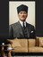 Mustafa Kemal Atatürk Portresi Dekoratif Kanvas - Mdf Ahşap Tablo 3