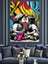 Pop Art Çocuk Aşkı Dekoratif Kanvas - Mdf Ahşap Tablo 4