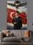 Dalgalanan Bayrak Atatürk ve Gökteki Kartal Dekoratif Kanvas - Mdf Ahşap Tablo 2
