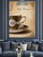 Egzotik Klasik Kahve Fincanı Dekoratif Kanvas - Mdf Ahşap Tablo 5