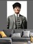 Şık Giyimli Atatürk Portresi Dekoratif Kanvas - Mdf Ahşap Tablo 2
