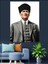 Şık Giyimli Atatürk Portresi Dekoratif Kanvas - Mdf Ahşap Tablo 4