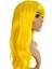 Sarı Renk Uzun Parti Peruğu 2